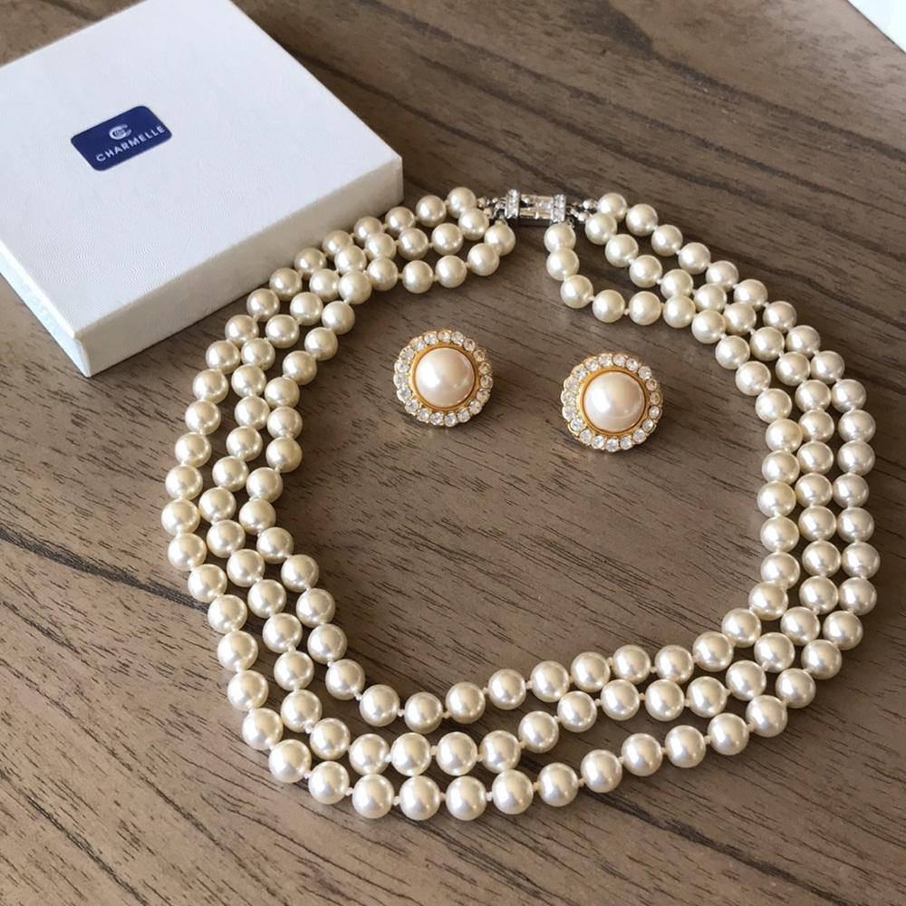 Charmelle Necklace and Earrings set